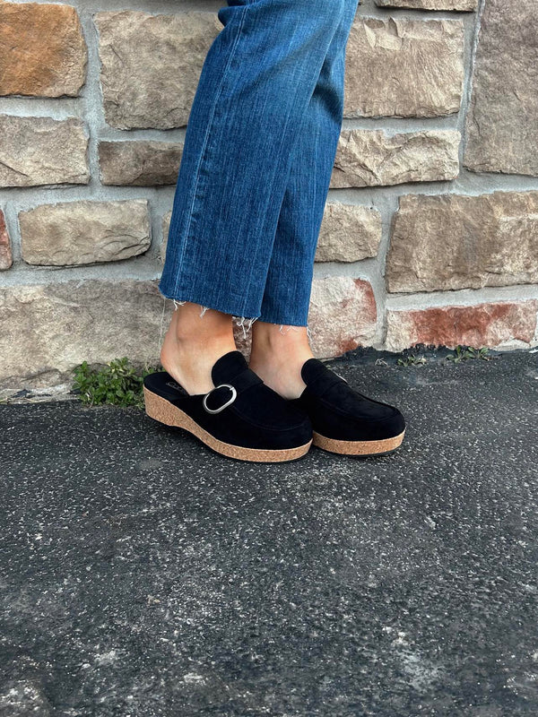 Corky's All Get Out in Black Suede Shoes *FINAL SALE*-Women's Casual Shoes-Corkys Footwear-Lucky J Boots & More, Women's, Men's, & Kids Western Store Located in Carthage, MO