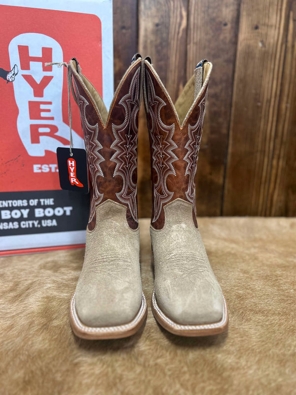 Men's Hyer Holton Sand Roughout Boot-Men's Boots-HYER Boots-Lucky J Boots & More, Women's, Men's, & Kids Western Store Located in Carthage, MO