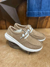 Women's Ariat Hilo in Tan Woven Emboss-Women's Casual Shoes-Ariat-Lucky J Boots & More, Women's, Men's, & Kids Western Store Located in Carthage, MO