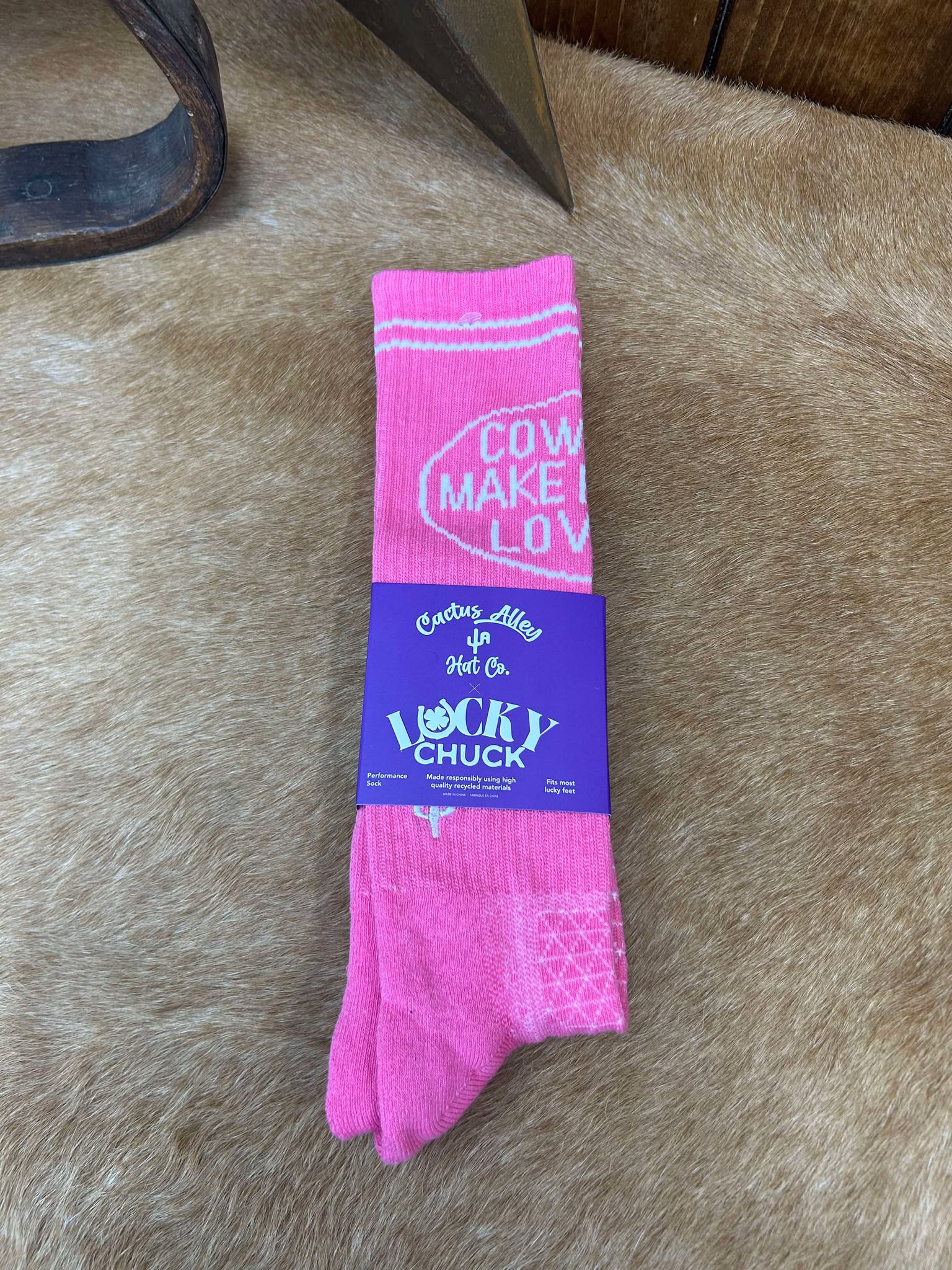 Lucky Chuck Socks-Socks-Lucky Chuck Brand-Lucky J Boots & More, Women's, Men's, & Kids Western Store Located in Carthage, MO