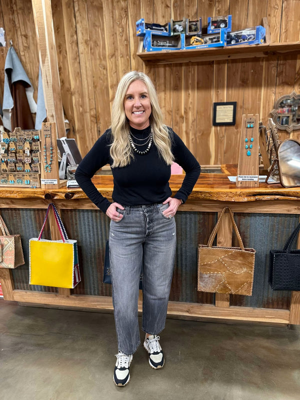 Women's Ariat Jazmine Ultra High Rise Tomboy Straight Jean *FINAL SALE*-Women's Denim-Ariat-Lucky J Boots & More, Women's, Men's, & Kids Western Store Located in Carthage, MO