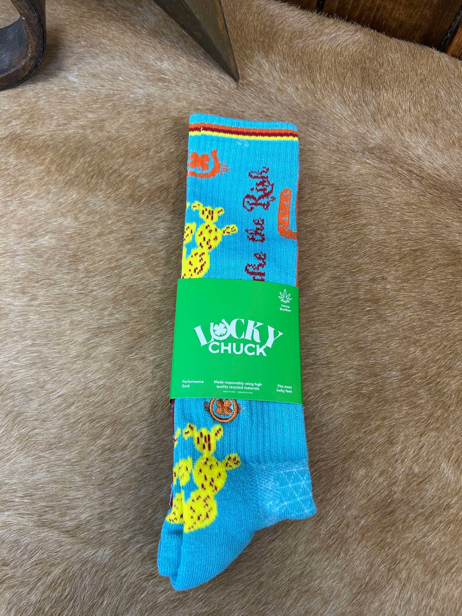 Lucky Chuck Socks-Socks-Lucky Chuck Brand-Lucky J Boots & More, Women's, Men's, & Kids Western Store Located in Carthage, MO