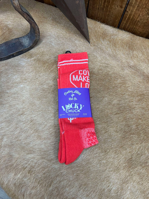 Lucky Chuck Socks-Socks-Lucky Chuck Brand-Lucky J Boots & More, Women's, Men's, & Kids Western Store Located in Carthage, MO