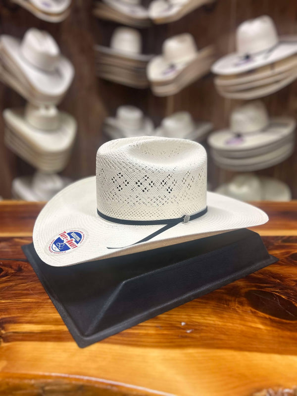 Resistol 20x Latigo Straw Hat 4 1/2"Brim-Straw Cowboy Hats-Resistol-Lucky J Boots & More, Women's, Men's, & Kids Western Store Located in Carthage, MO