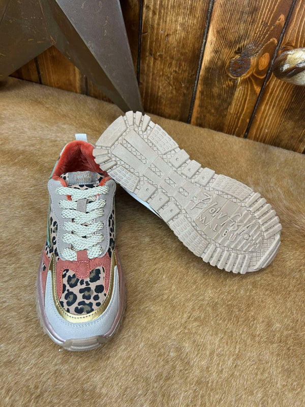 Women's Blowfish Malibu Leo Retro Sneakers-Women's Casual Shoes-Blowfish Malibu-Lucky J Boots & More, Women's, Men's, & Kids Western Store Located in Carthage, MO