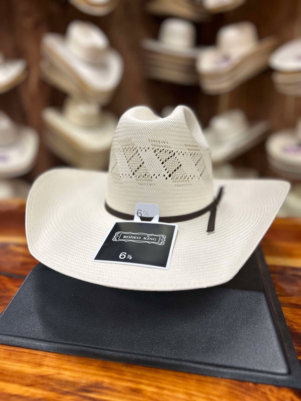 Rodeo King Maverick Wind 4 1/2" BH Brim Straw Hat-Straw Cowboy Hats-Rodeo King-Lucky J Boots & More, Women's, Men's, & Kids Western Store Located in Carthage, MO