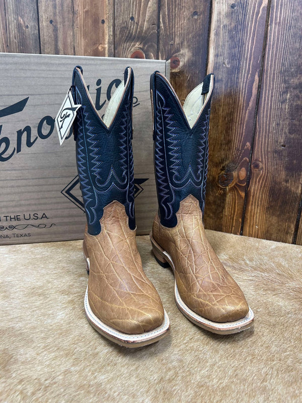 Men's Fenoglio Tan Elephant Boot-Men's Boots-Fenoglio Boots-Lucky J Boots & More, Women's, Men's, & Kids Western Store Located in Carthage, MO