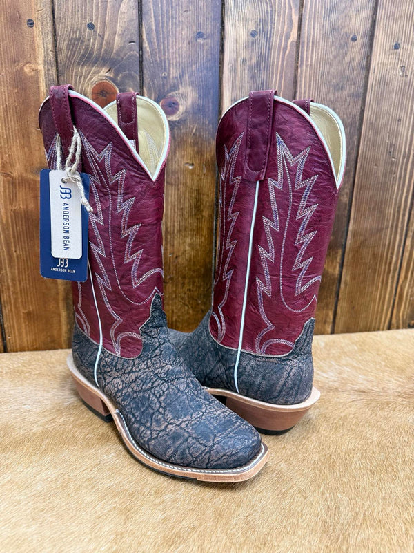 Men's Anderson Bean Chestnut Safari Elephant Boot-Men's Boots-Anderson Bean-Lucky J Boots & More, Women's, Men's, & Kids Western Store Located in Carthage, MO