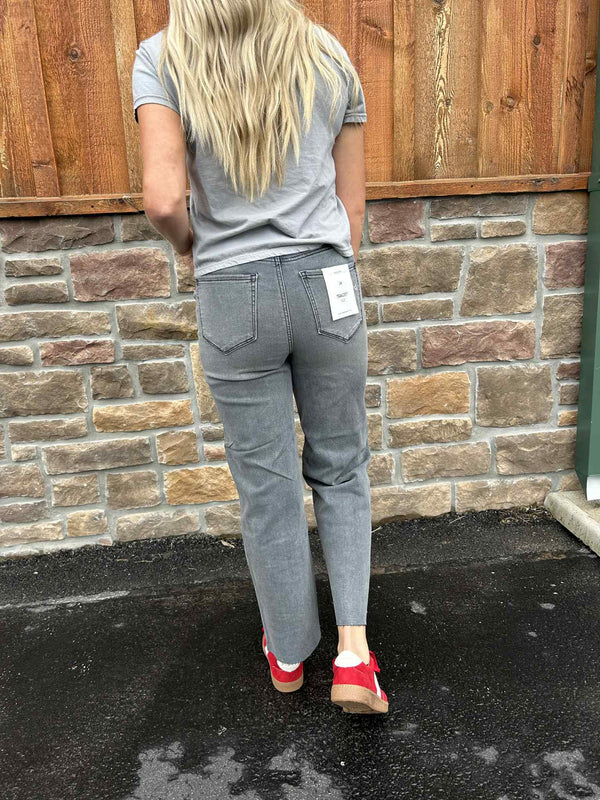 Hidden Amelia High Rise Straight Leg Jean-Women's Denim-HIDDEN-Lucky J Boots & More, Women's, Men's, & Kids Western Store Located in Carthage, MO