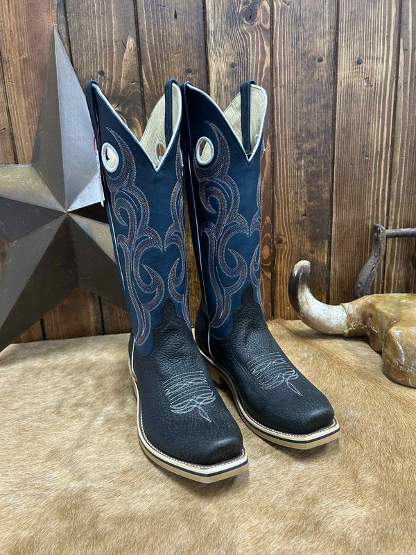 Men's Horse Power Black Rock Shrunken Bullhide Boot-Men's Boots-Horse Power-Lucky J Boots & More, Women's, Men's, & Kids Western Store Located in Carthage, MO