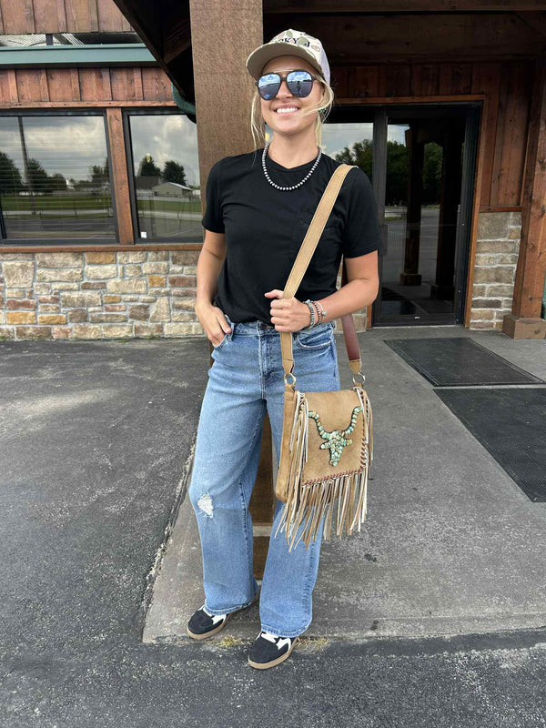 Hidden Logan High Rise Dad Basic Jean-Women's Denim-HIDDEN-Lucky J Boots & More, Women's, Men's, & Kids Western Store Located in Carthage, MO