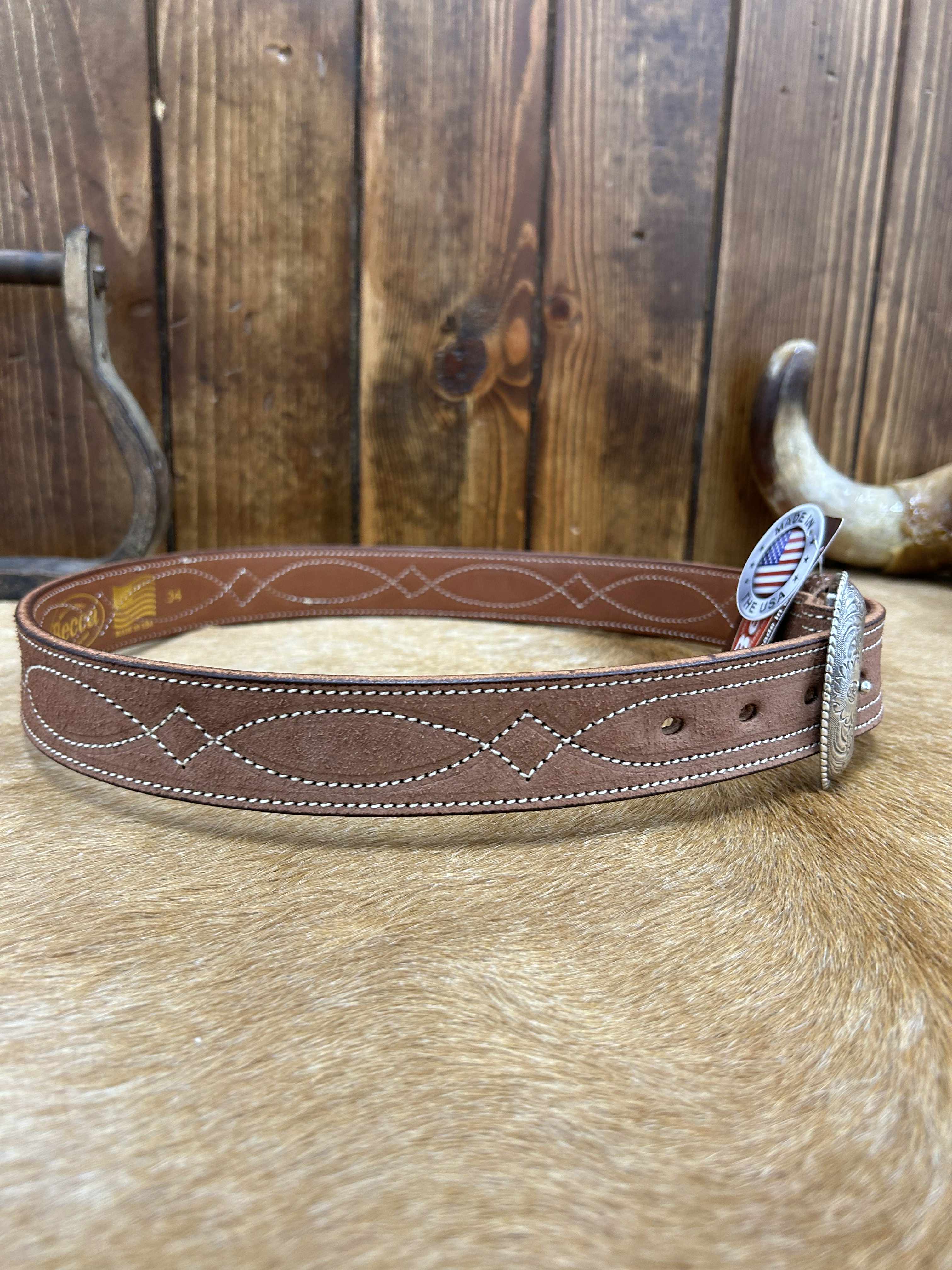 Becca Roughout Belts-Belts-Becca-Lucky J Boots & More, Women's, Men's, & Kids Western Store Located in Carthage, MO