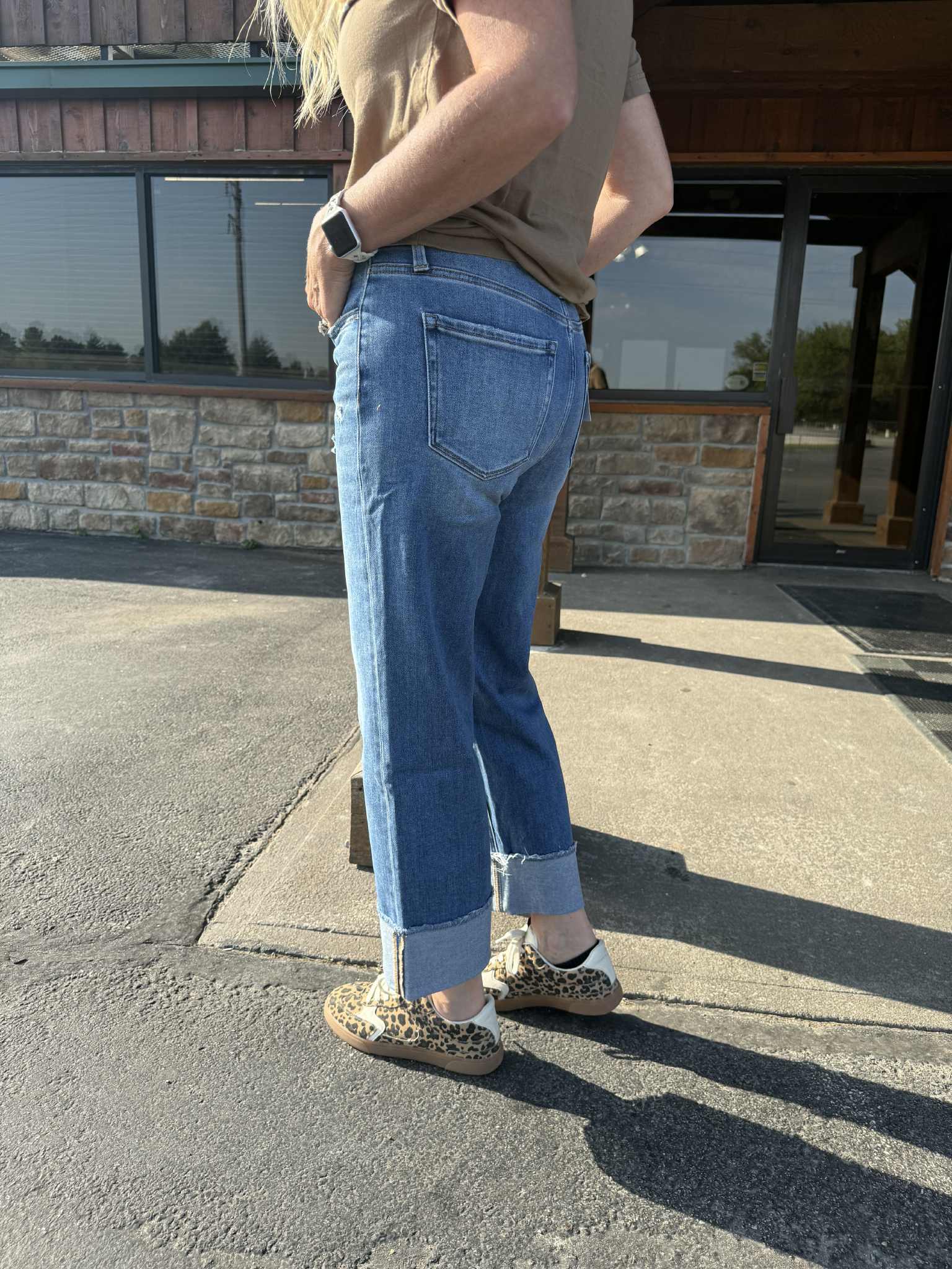 Flying Monkey Kylani High Rise Slim Wide Leg Jean-Women's Denim-Flying Monkey-Lucky J Boots & More, Women's, Men's, & Kids Western Store Located in Carthage, MO