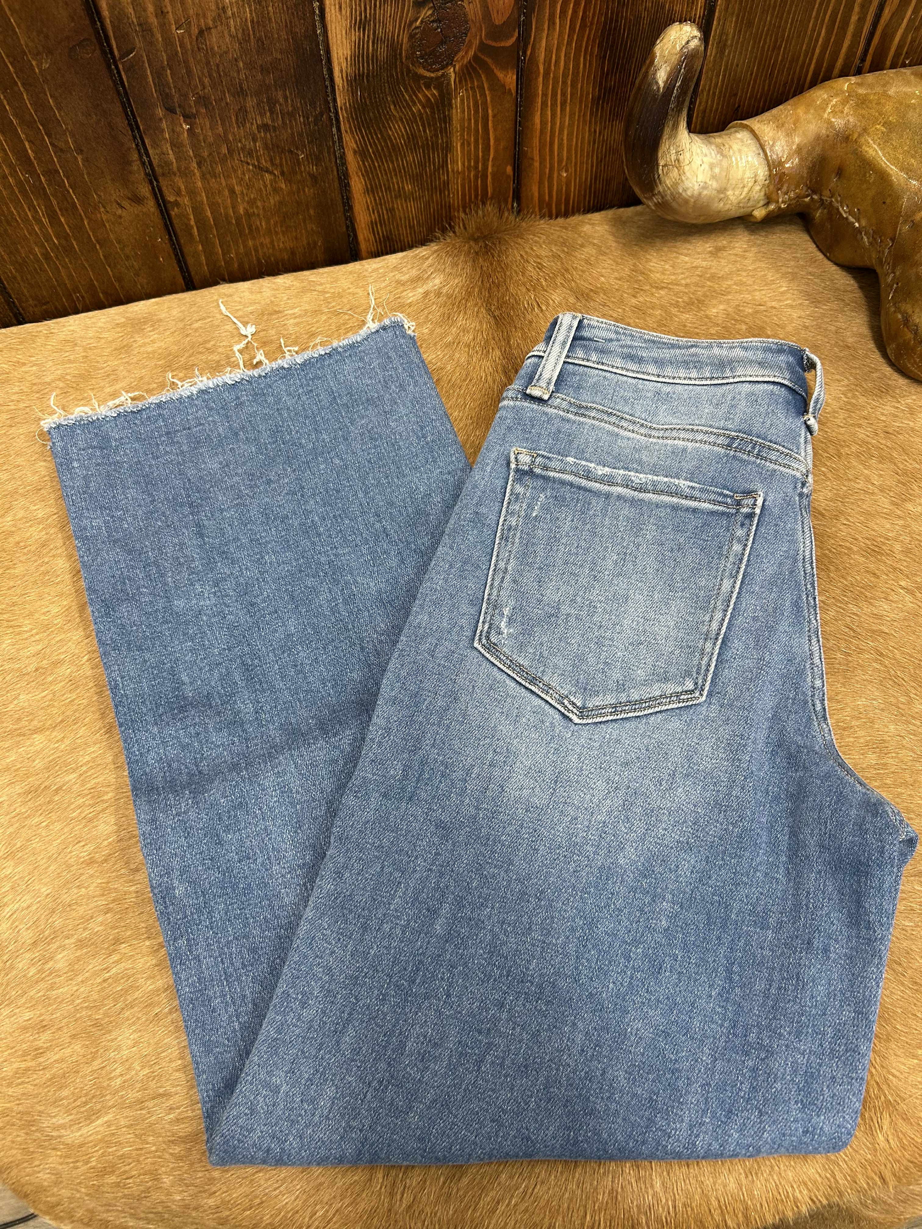 Flying Monkey Andrea High Rise Slim Wide Jean