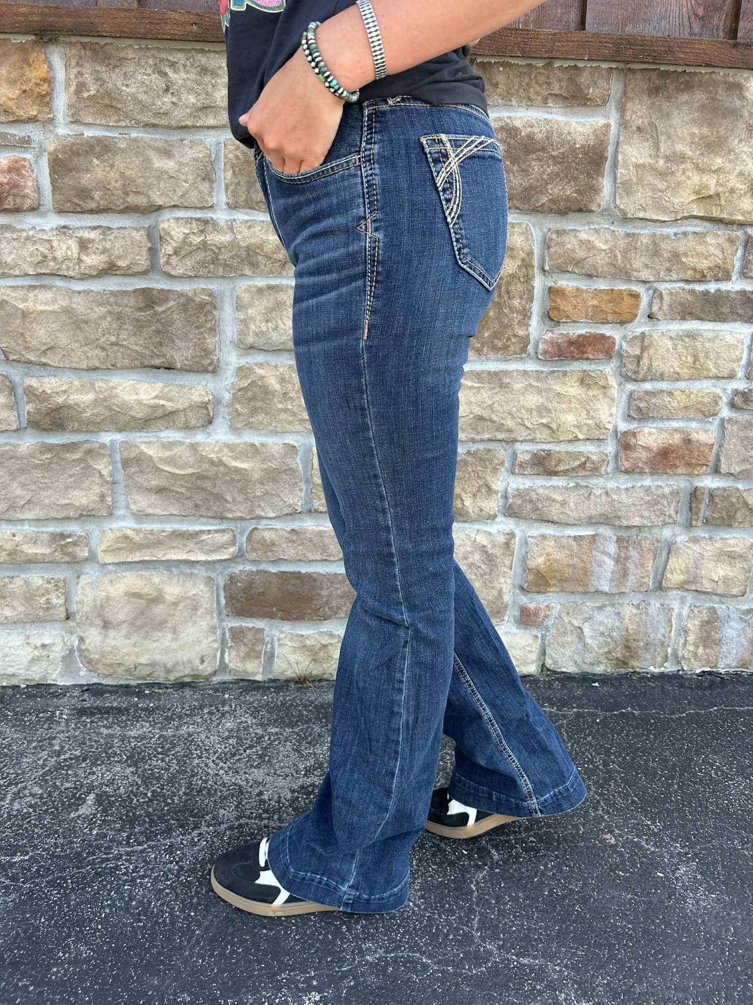 Women's Ariat Naz High Rise Slim Trouser Jean-Women's Denim-Ariat-Lucky J Boots & More, Women's, Men's, & Kids Western Store Located in Carthage, MO