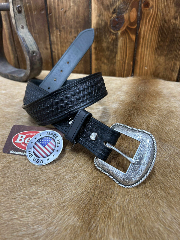 Becca Western Basketweave Belts-Belts-Becca-Lucky J Boots & More, Women's, Men's, & Kids Western Store Located in Carthage, MO