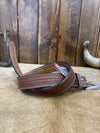 Becca Western Basketweave Belts-Belts-Becca-Lucky J Boots & More, Women's, Men's, & Kids Western Store Located in Carthage, MO