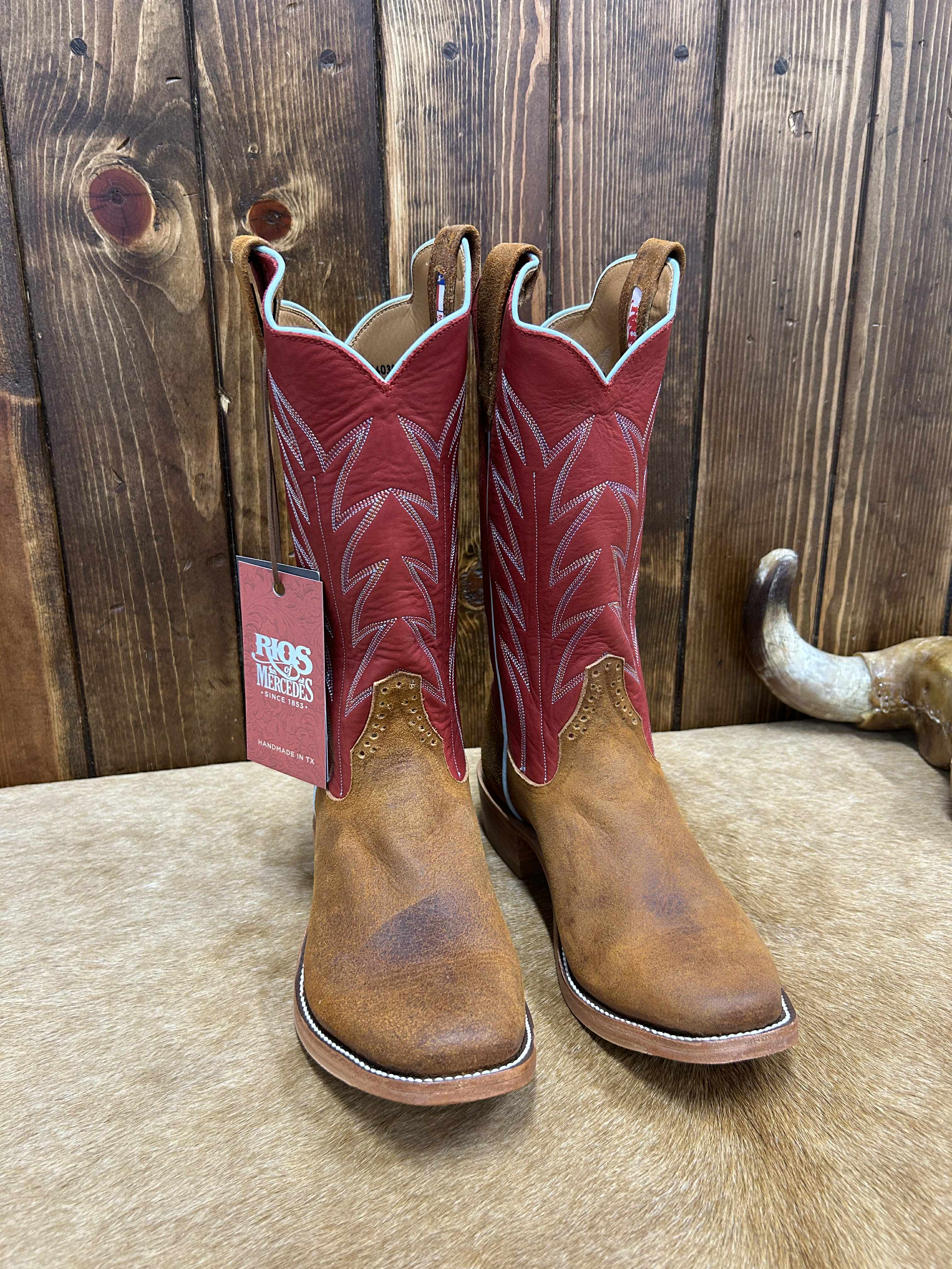 Men's Rios of Mercedes Brackish Waxout Yak Boot-Men's Boots-Rios of Mercedes-Lucky J Boots & More, Women's, Men's, & Kids Western Store Located in Carthage, MO