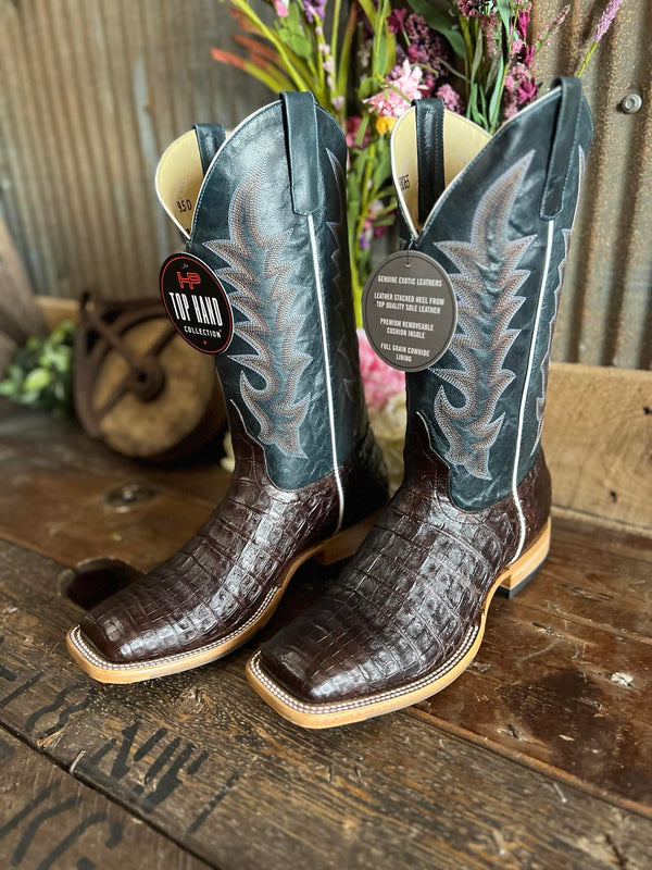 Men's Horse Power Brown Caimen Boot-Men's Boots-Horse Power-Lucky J Boots & More, Women's, Men's, & Kids Western Store Located in Carthage, MO