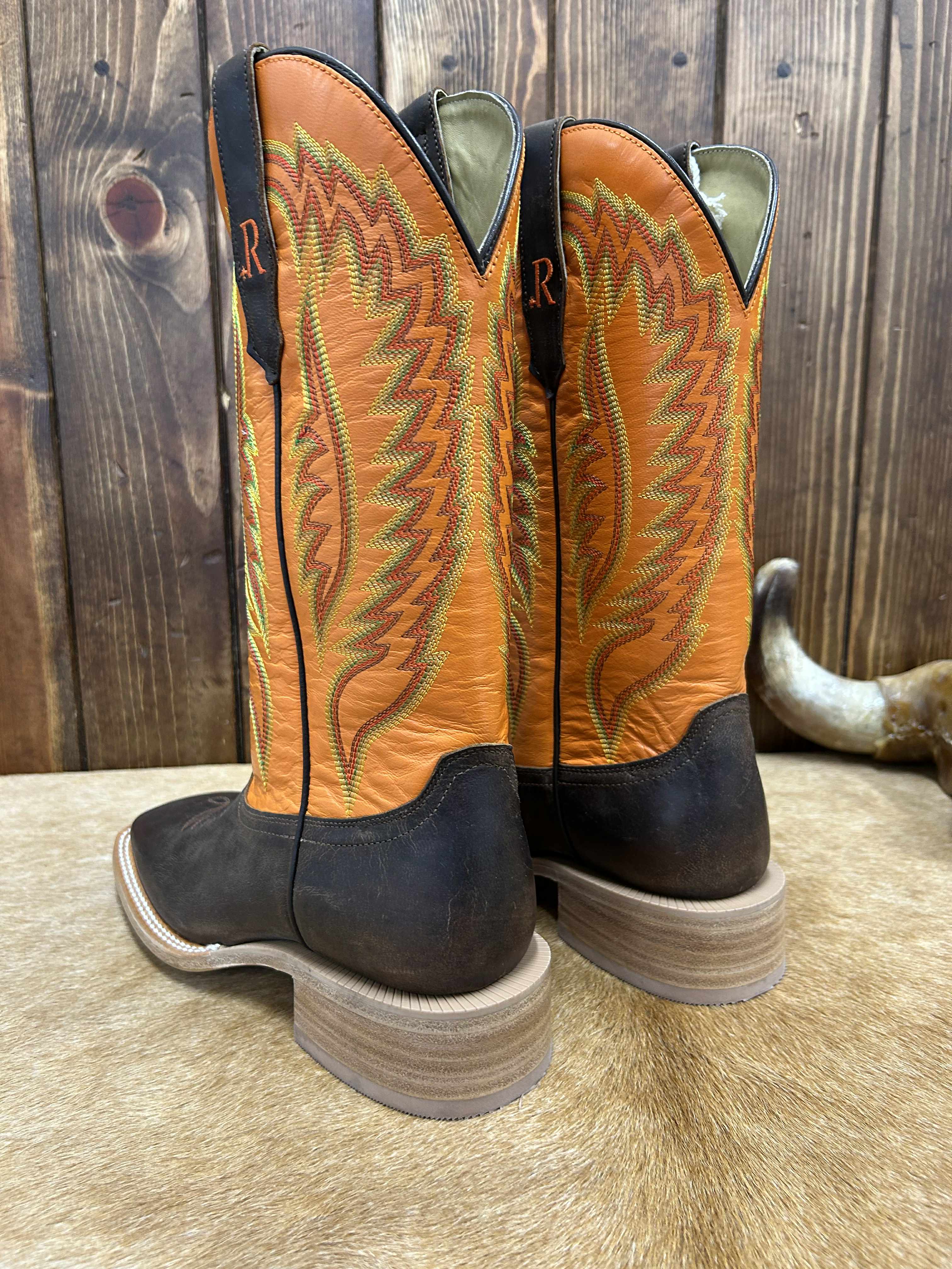 Men's R. Watson Brown Goat Boot-Men's Boots-R. Watson-Lucky J Boots & More, Women's, Men's, & Kids Western Store Located in Carthage, MO