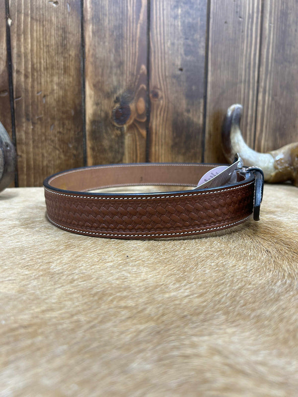 Becca Western Basketweave Belts-Belts-Becca-Lucky J Boots & More, Women's, Men's, & Kids Western Store Located in Carthage, MO