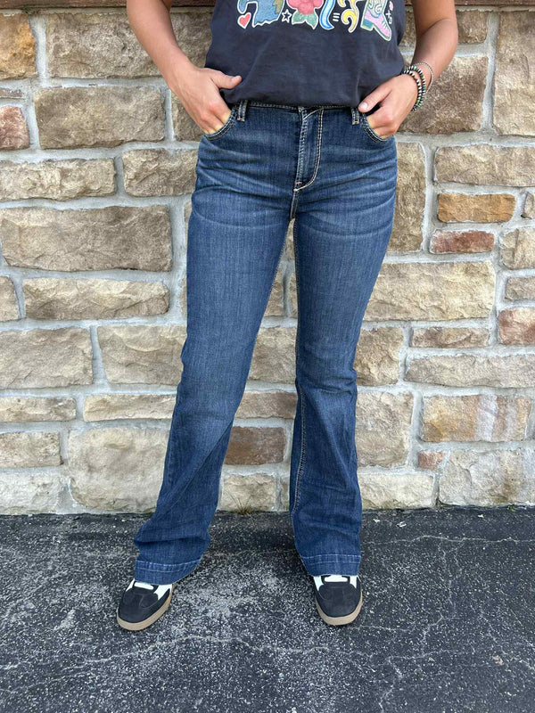 Women's Ariat Naz High Rise Slim Trouser Jean-Women's Denim-Ariat-Lucky J Boots & More, Women's, Men's, & Kids Western Store Located in Carthage, MO