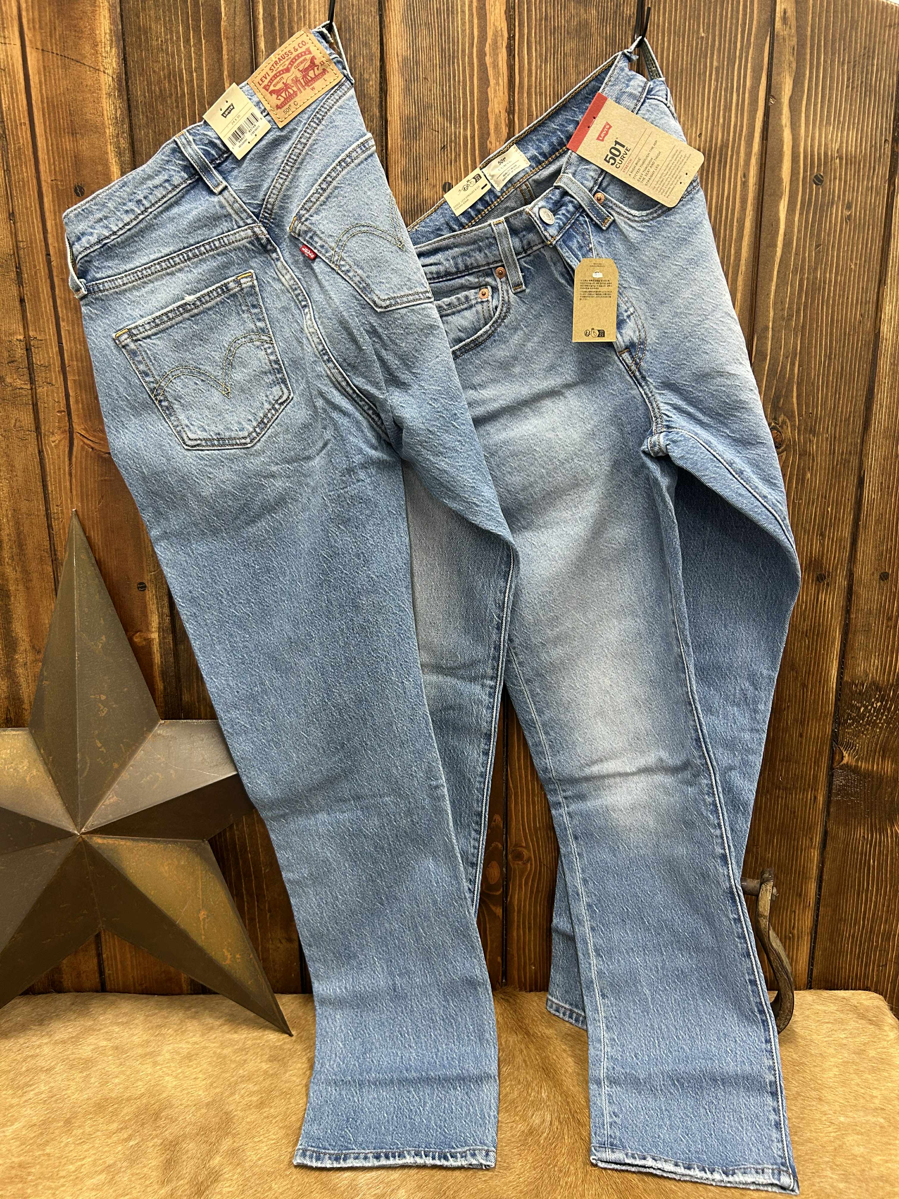Women's Levi's 501 Curve Jean-Women's Denim-Levi's-Lucky J Boots & More, Women's, Men's, & Kids Western Store Located in Carthage, MO