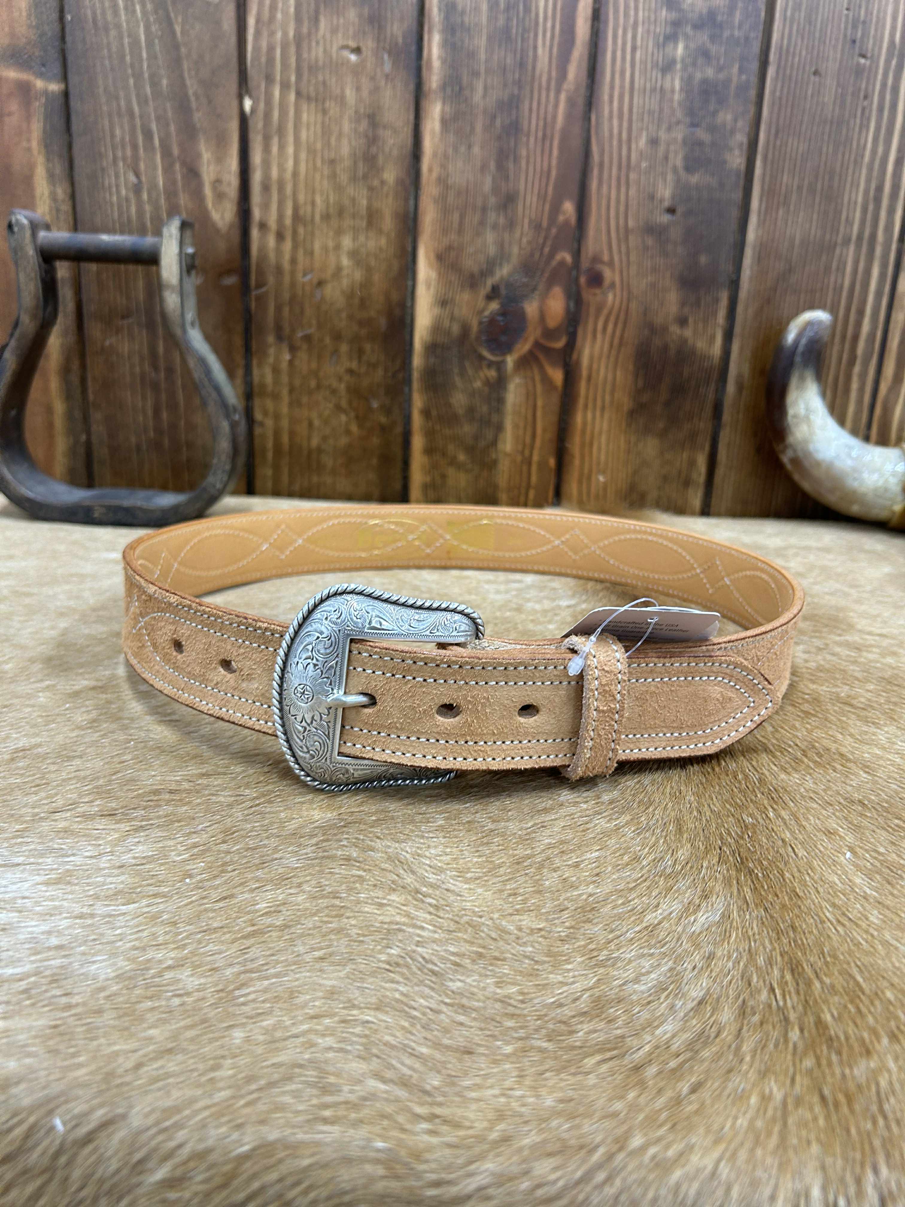 Becca Roughout Belts-Belts-Becca-Lucky J Boots & More, Women's, Men's, & Kids Western Store Located in Carthage, MO