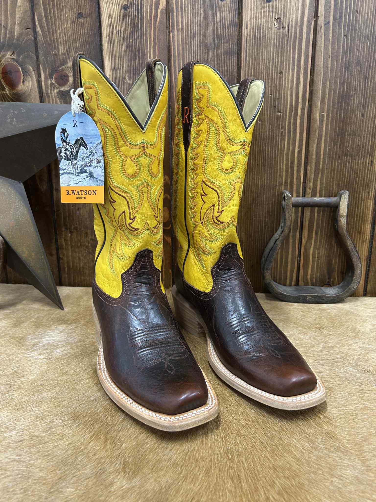 Men's R. Watson Cyber Goat Boot-Men's Boots-R. Watson-Lucky J Boots & More, Women's, Men's, & Kids Western Store Located in Carthage, MO