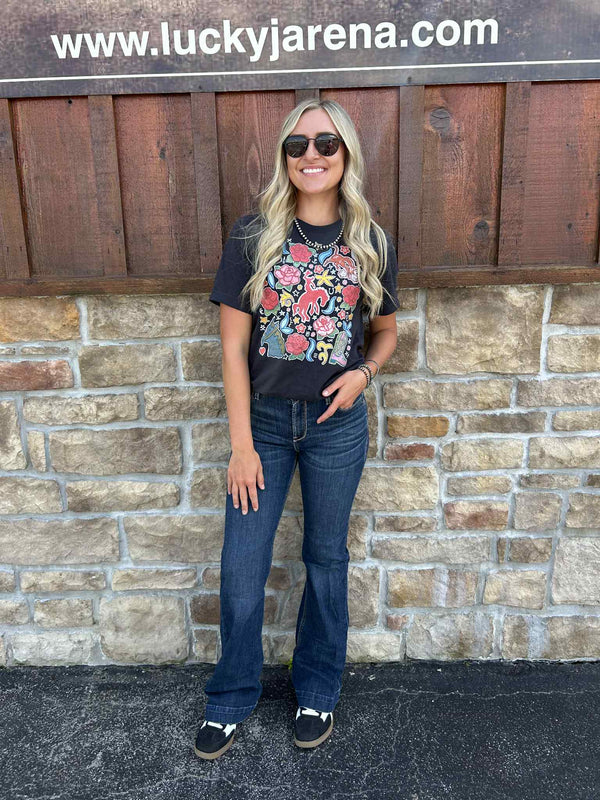 Women's Ariat Naz High Rise Slim Trouser Jean-Women's Denim-Ariat-Lucky J Boots & More, Women's, Men's, & Kids Western Store Located in Carthage, MO