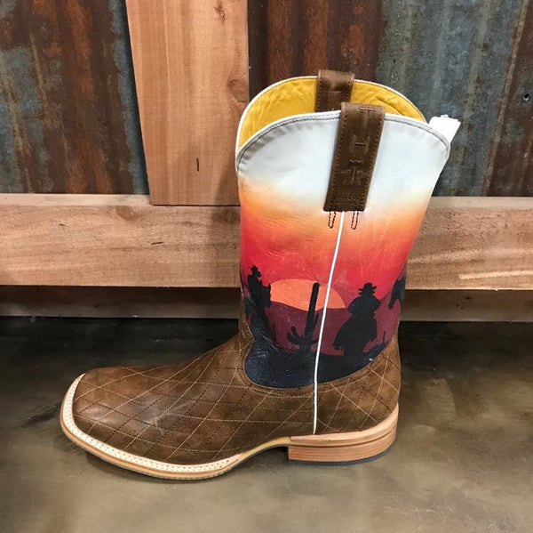 Men's Tin Haul Sunset Rider Boot-Men's Boots-Tin Haul-Lucky J Boots & More, Women's, Men's, & Kids Western Store Located in Carthage, MO