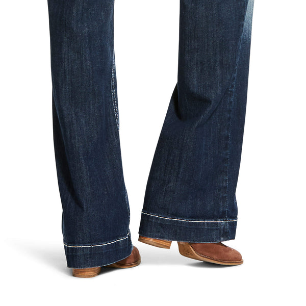Women's Ariat Marine Mid Rise Trouser-Women's Denim-Ariat-Lucky J Boots & More, Women's, Men's, & Kids Western Store Located in Carthage, MO