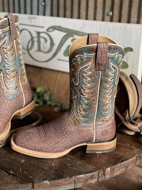 Men's Ariat Stinger Square Toe Boot-Men's Boots-Ariat-Lucky J Boots & More, Women's, Men's, & Kids Western Store Located in Carthage, MO