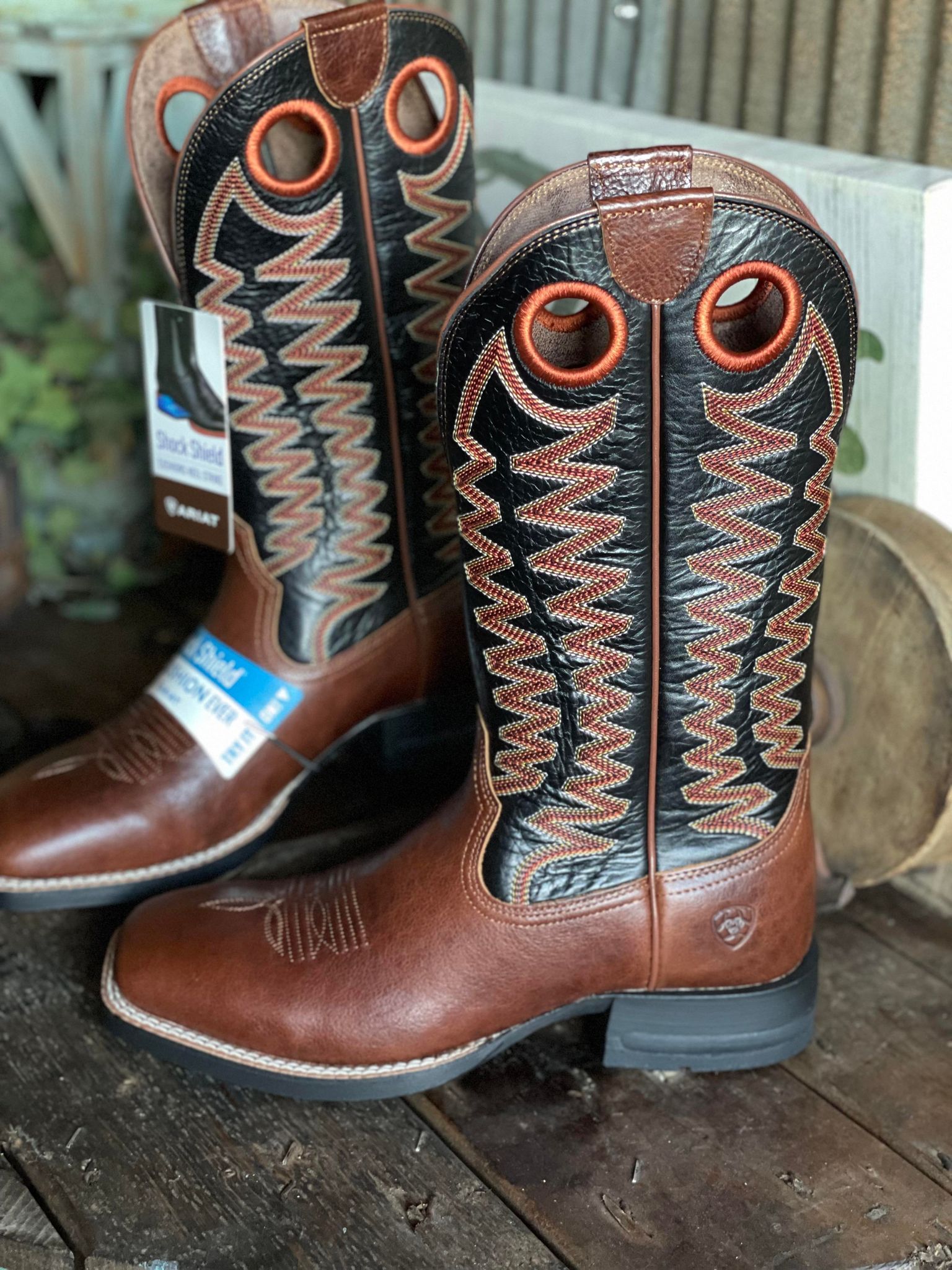 Men's Ariat Sidepass Boot-Men's Boots-Ariat-Lucky J Boots & More, Women's, Men's, & Kids Western Store Located in Carthage, MO