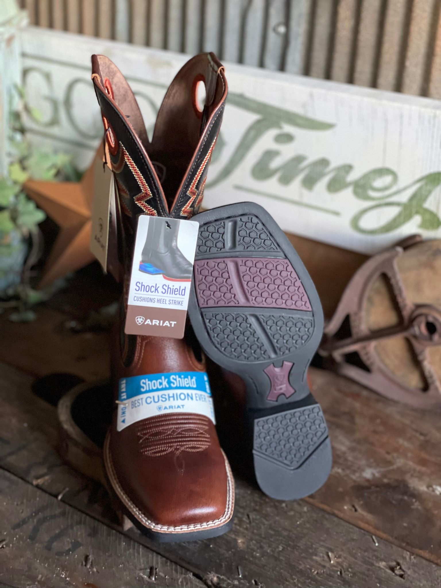 Men's Ariat Sidepass Boot-Men's Boots-Ariat-Lucky J Boots & More, Women's, Men's, & Kids Western Store Located in Carthage, MO