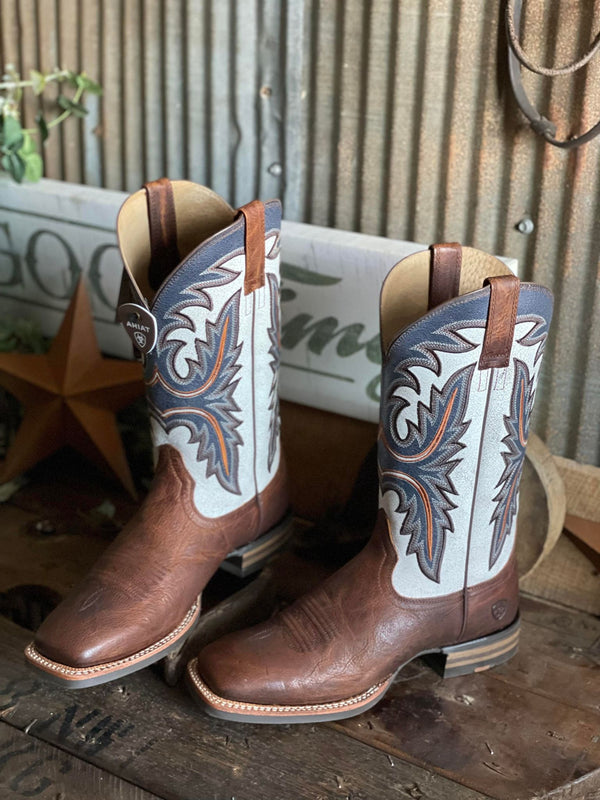 Men's Ariat Brushrider Boot-Men's Boots-Ariat-Lucky J Boots & More, Women's, Men's, & Kids Western Store Located in Carthage, MO
