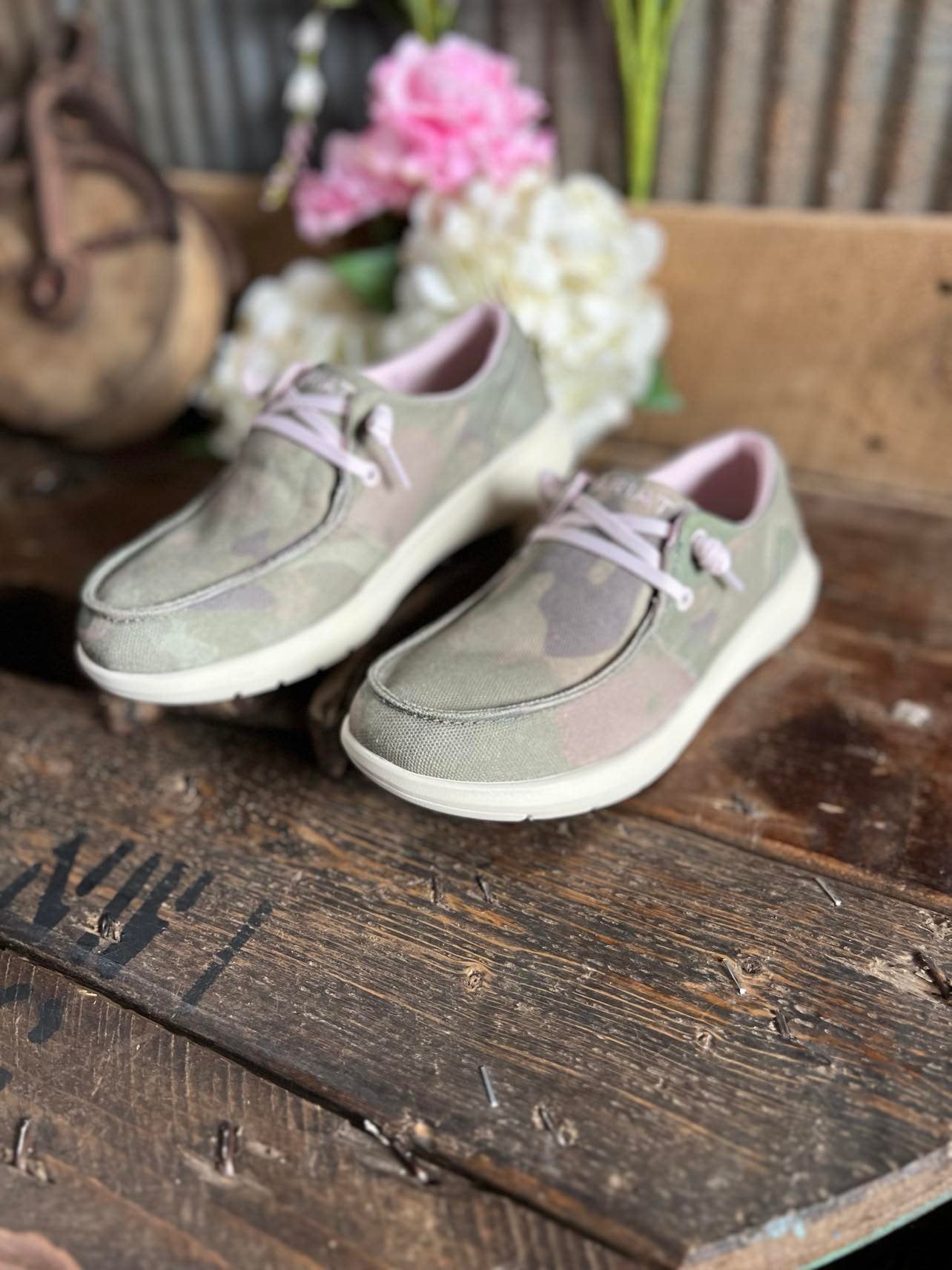 Womens Ariat Hilo in Fancy Camo *FINAL SALE*-Women's Casual Shoes-Ariat-Lucky J Boots & More, Women's, Men's, & Kids Western Store Located in Carthage, MO