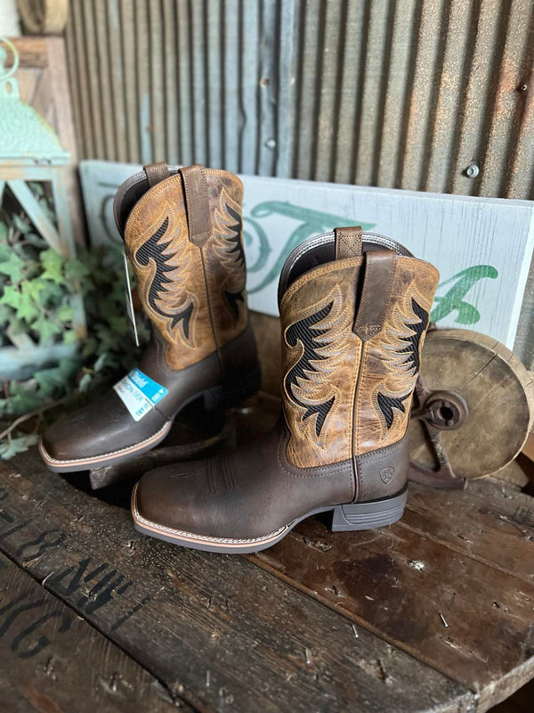 Mens Ariat Cowpuncher Square Toe Boot-Men's Boots-Ariat-Lucky J Boots & More, Women's, Men's, & Kids Western Store Located in Carthage, MO