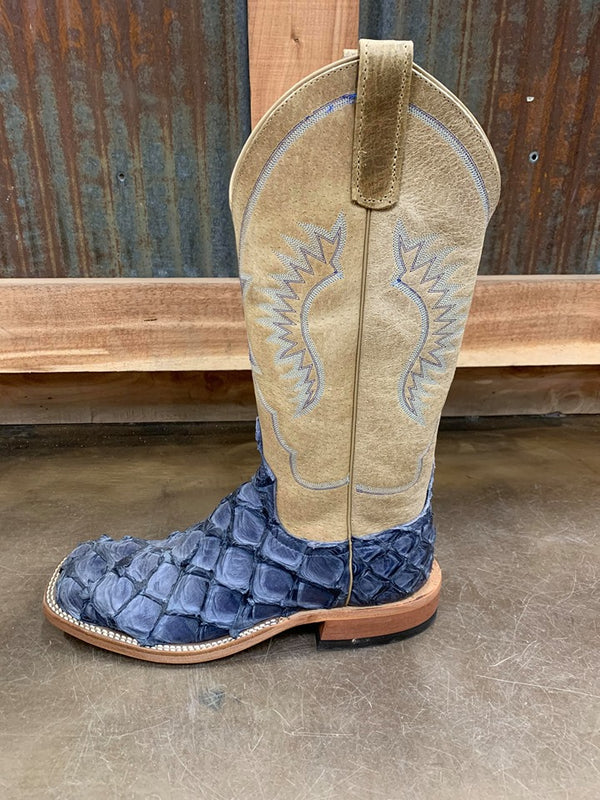 Men's Anderson Bean Navy Big Bass Boot-Men's Boots-Anderson Bean-Lucky J Boots & More, Women's, Men's, & Kids Western Store Located in Carthage, MO