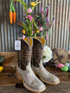 Women's Tin Haul Golden Tiger Square Toe Boot-Women's Boots-Tin Haul-Lucky J Boots & More, Women's, Men's, & Kids Western Store Located in Carthage, MO