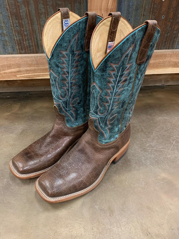 Men's Anderson Bean Tobacco Aqua Boot-Men's Boots-Anderson Bean-Lucky J Boots & More, Women's, Men's, & Kids Western Store Located in Carthage, MO