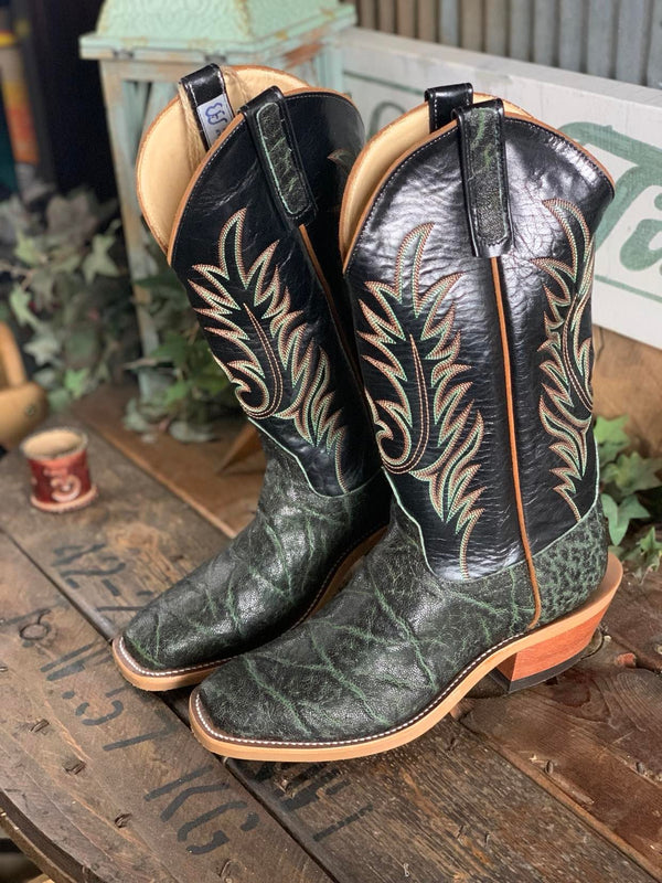 Men's Anderson Bean Olive Vintage Elephant Boot-Men's Boots-Anderson Bean-Lucky J Boots & More, Women's, Men's, & Kids Western Store Located in Carthage, MO