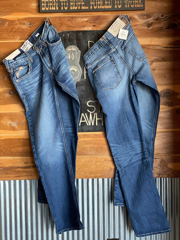 Ariat Men's M5 Madera Straight Leg Heath Wash *FINAL SALE*-Men's Denim-Ariat-Lucky J Boots & More, Women's, Men's, & Kids Western Store Located in Carthage, MO