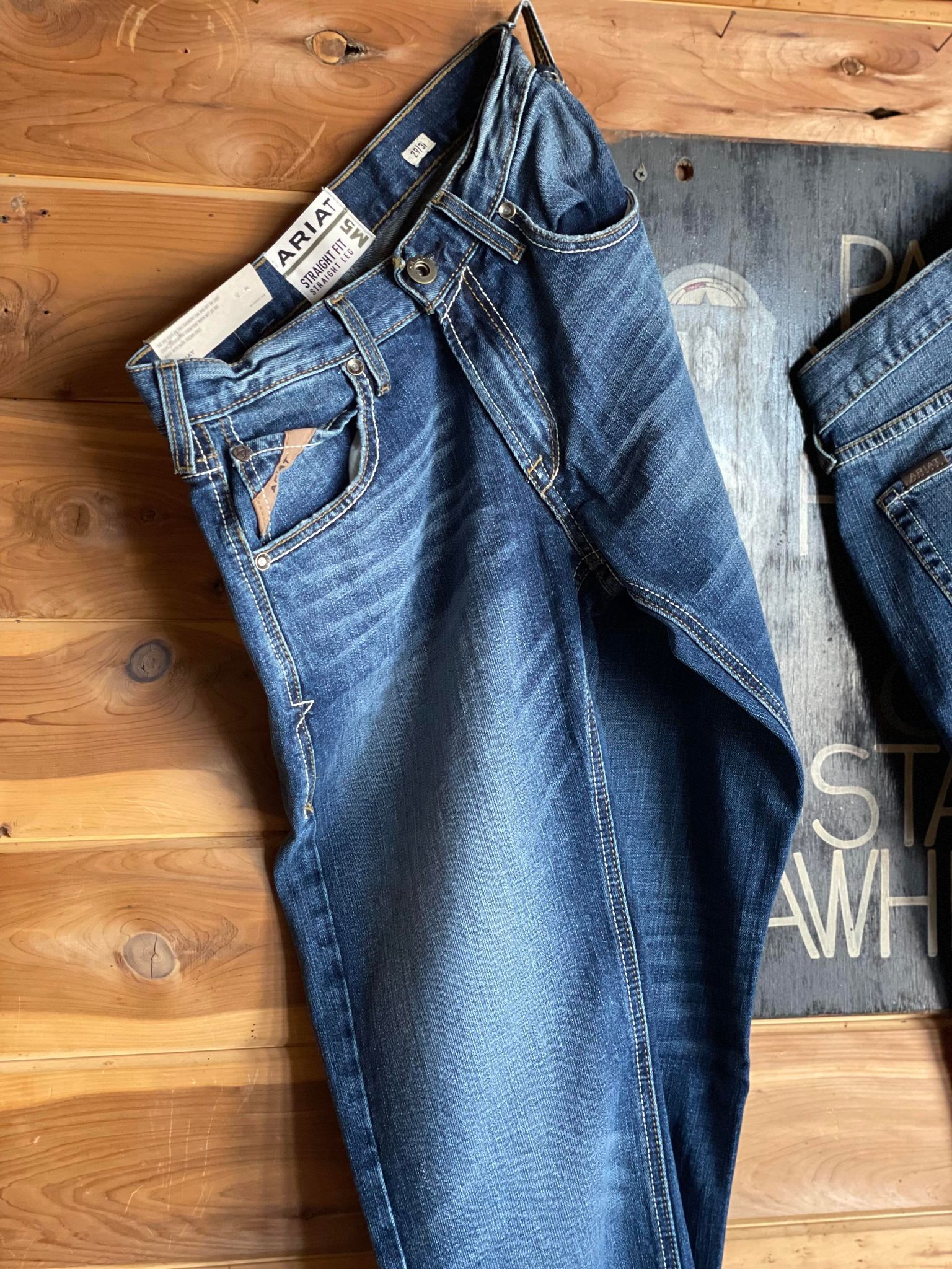 Ariat Men's M5 Madera Straight Leg Heath Wash *FINAL SALE*-Men's Denim-Ariat-Lucky J Boots & More, Women's, Men's, & Kids Western Store Located in Carthage, MO