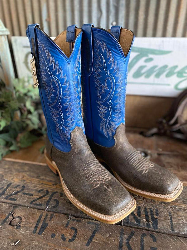 Men's Fenoglio Chocolate Cape Buffalo Boot-Men's Boots-Fenoglio Boots-Lucky J Boots & More, Women's, Men's, & Kids Western Store Located in Carthage, MO