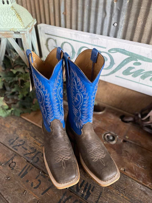 Men's Fenoglio Chocolate Cape Buffalo Boot-Men's Boots-Fenoglio Boots-Lucky J Boots & More, Women's, Men's, & Kids Western Store Located in Carthage, MO