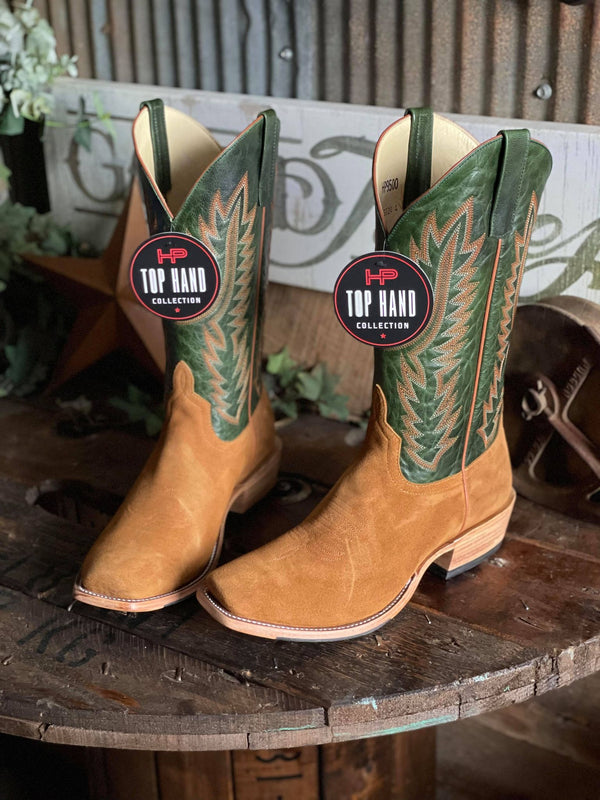 Men's Horse Power Top Hand Collection Camel Suede-Men's Boots-Horse Power-Lucky J Boots & More, Women's, Men's, & Kids Western Store Located in Carthage, MO