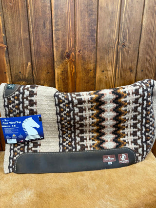 Classic Equine Zone Wool Top Saddle Pad 1"