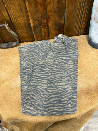 Women's Hidden Millie High Rise Tiger Print Dad Jean
