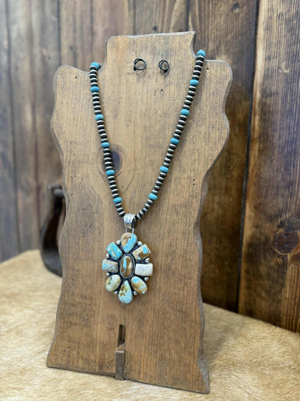 Augusta Necklace-Necklaces-LJ Turquoise-Lucky J Boots & More, Women's, Men's, & Kids Western Store Located in Carthage, MO